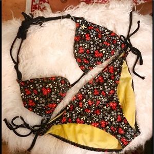 NWOT Hurley Floral Bathing Suit